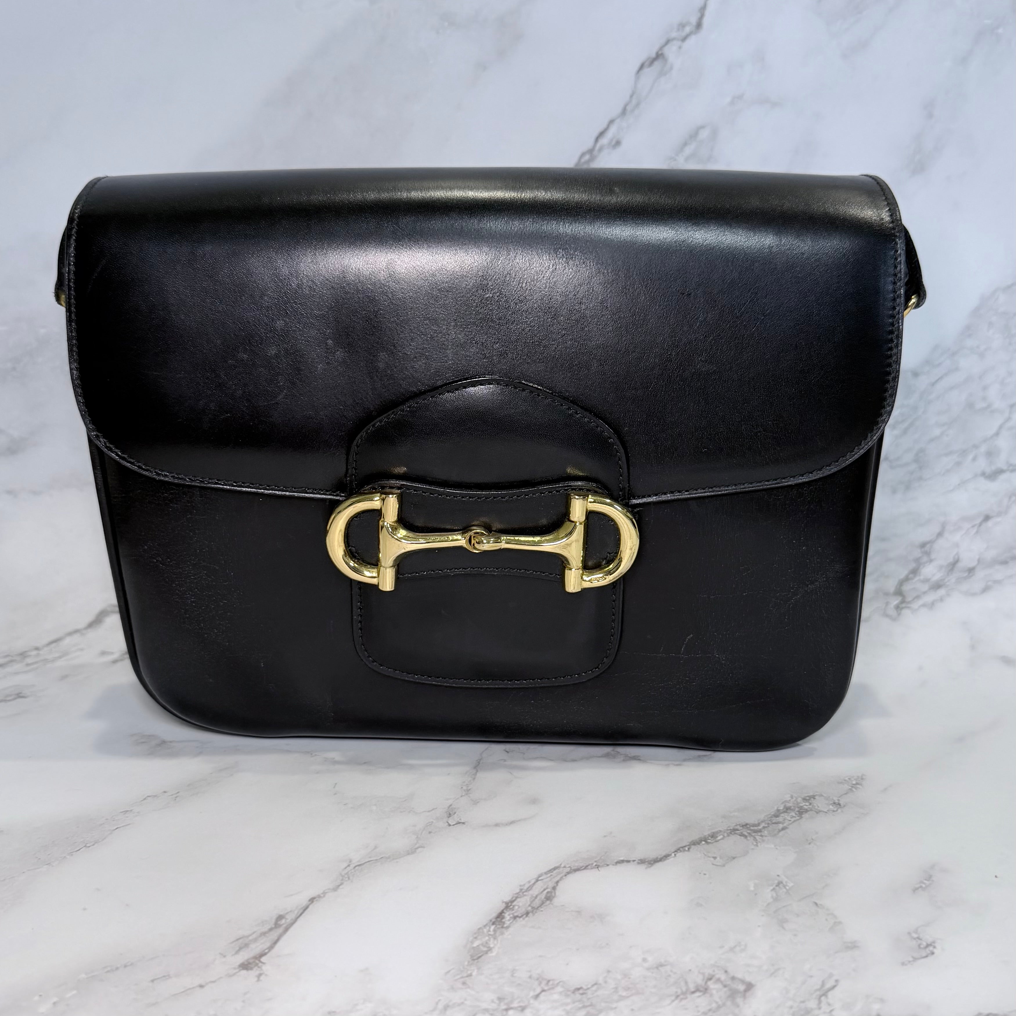Celine Horsebit Leather Shoulder -179
