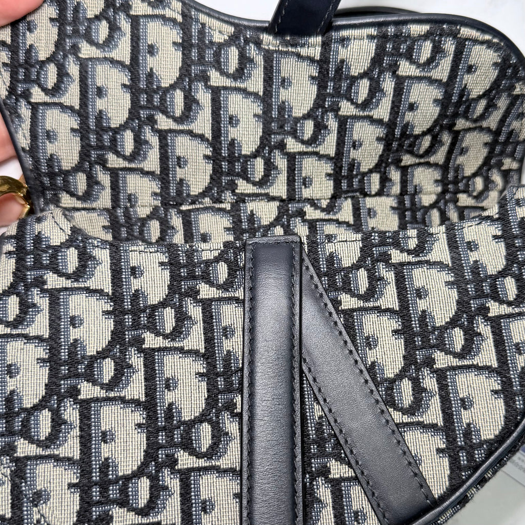 Dior Saddle Soft Hobo Oblique Canvas Shoulder Bag - 213
