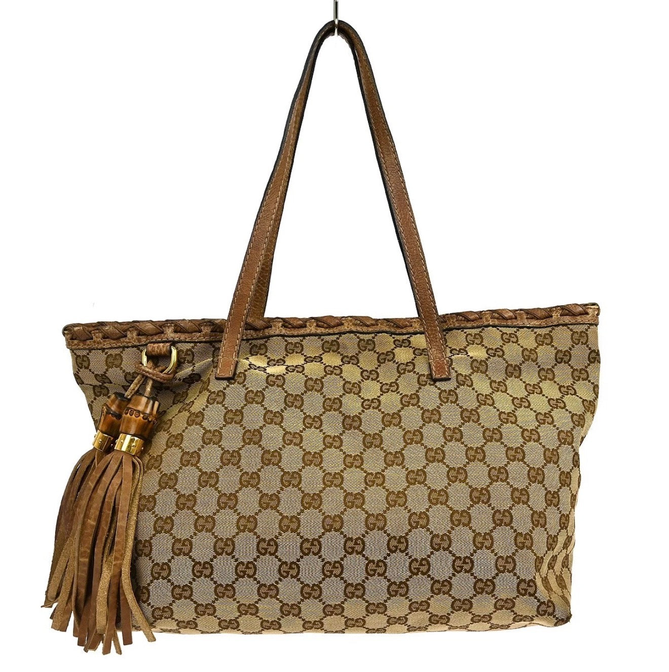 Gucci Bamboo Tassel Tote