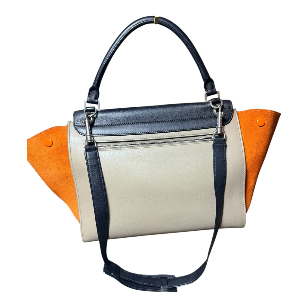 Celine Trapeze Orange Grey Black