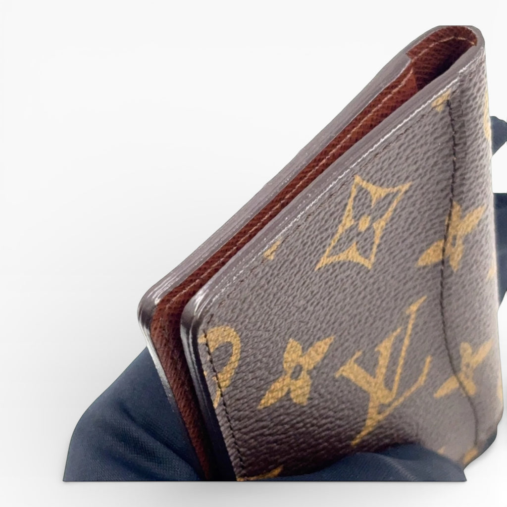 Louis Vuitton pocket organizer monogram card case Brown PVC -218