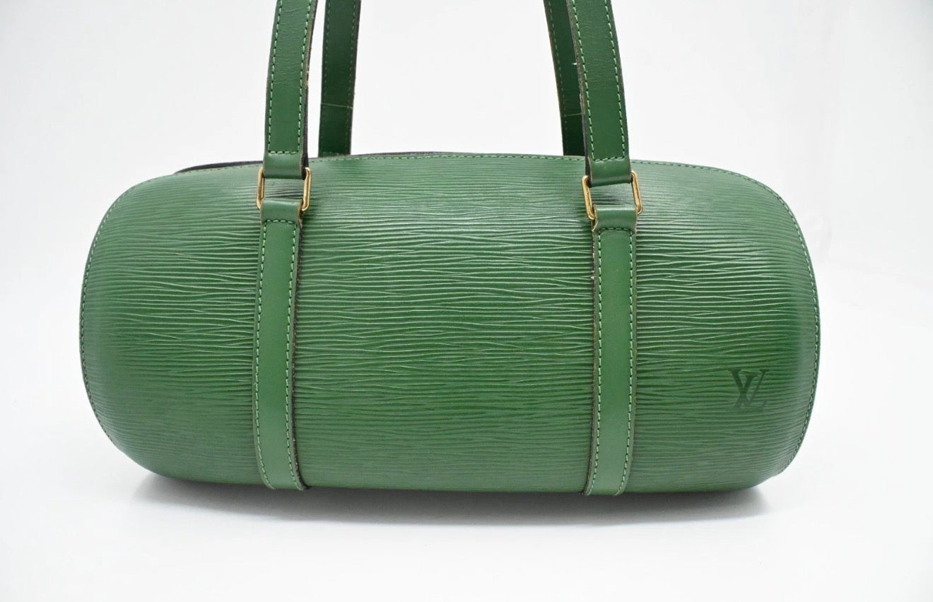 Louis Vuitton Soufflot Epi Green
