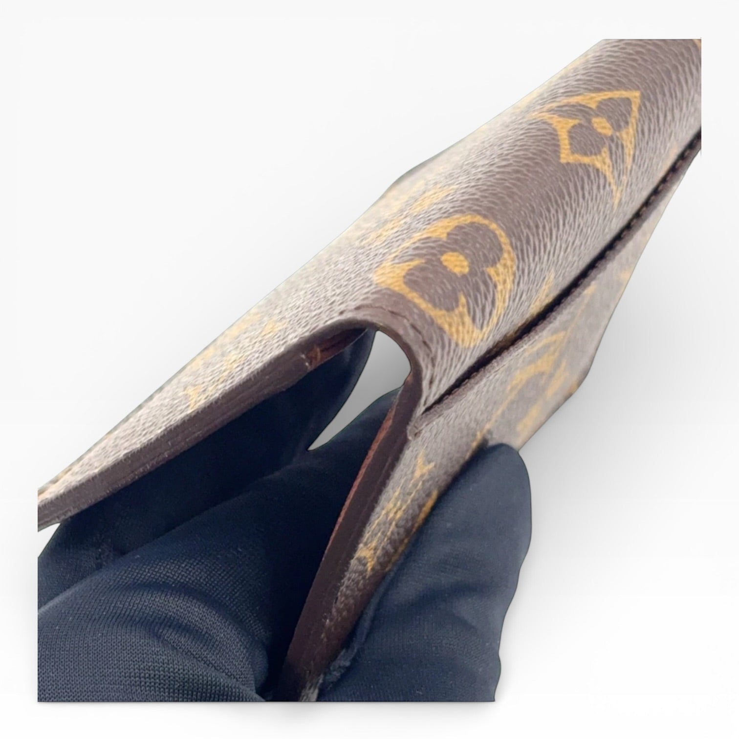Louis Vuitton pocket organizer monogram card case Brown PVC -218