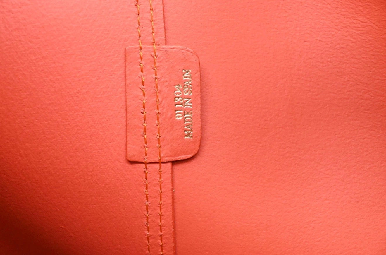 Loewe Leather Tote black and orange - 085
