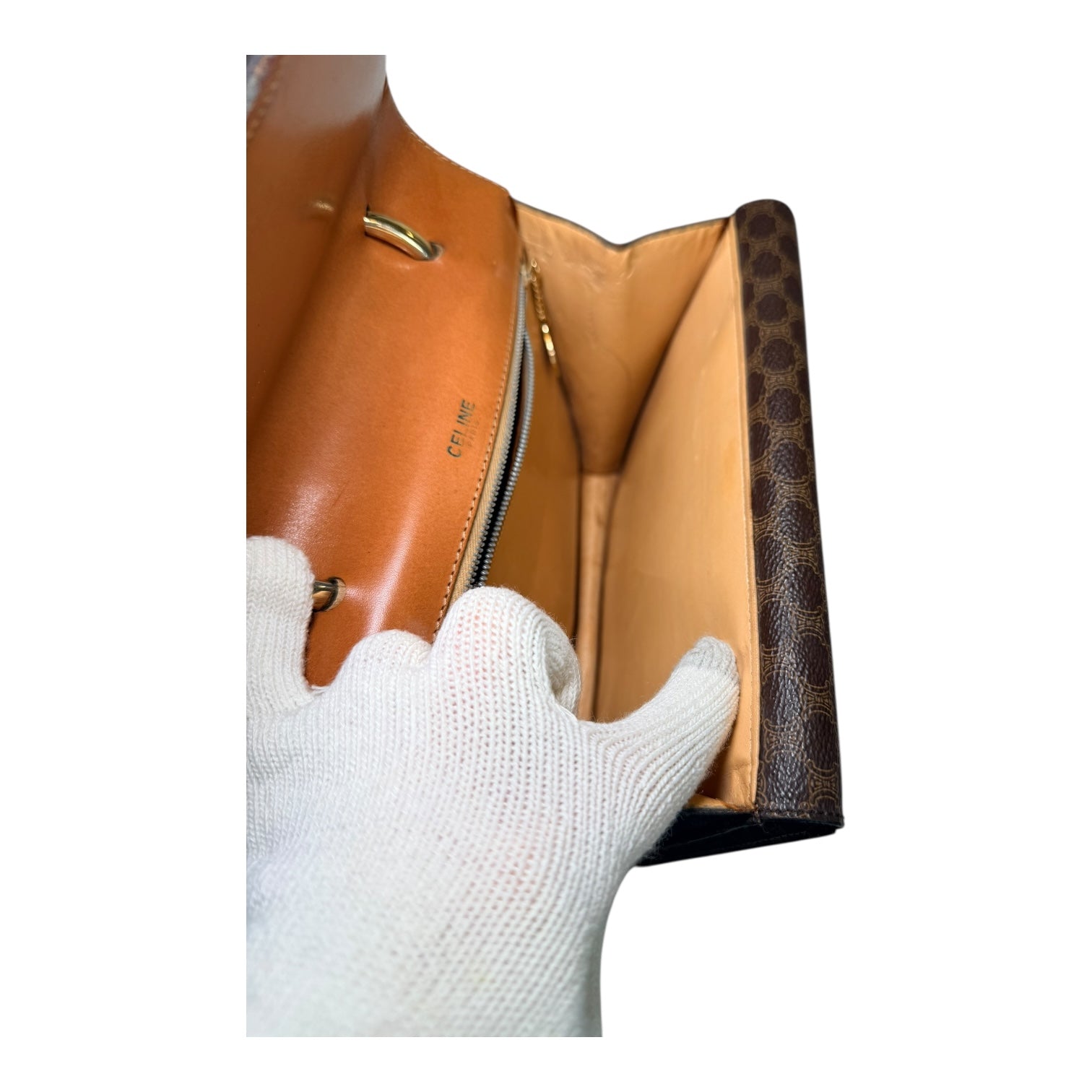 Celine Macadam Ring Top Handle Bag