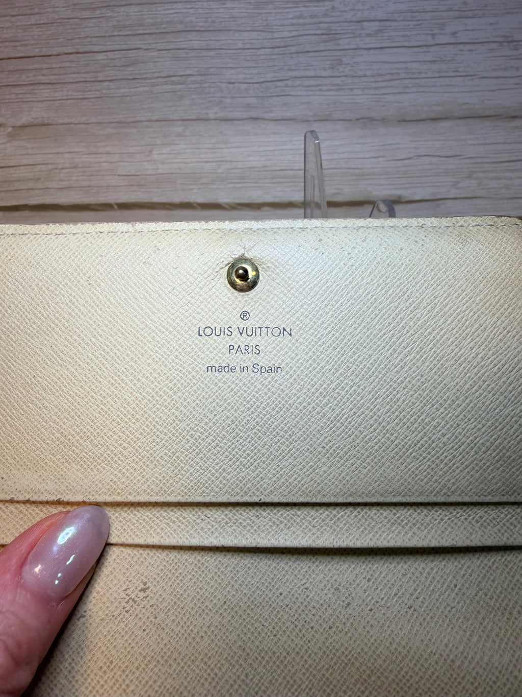Louis Vuitton Porte Tresor wallet in Damier Azur
