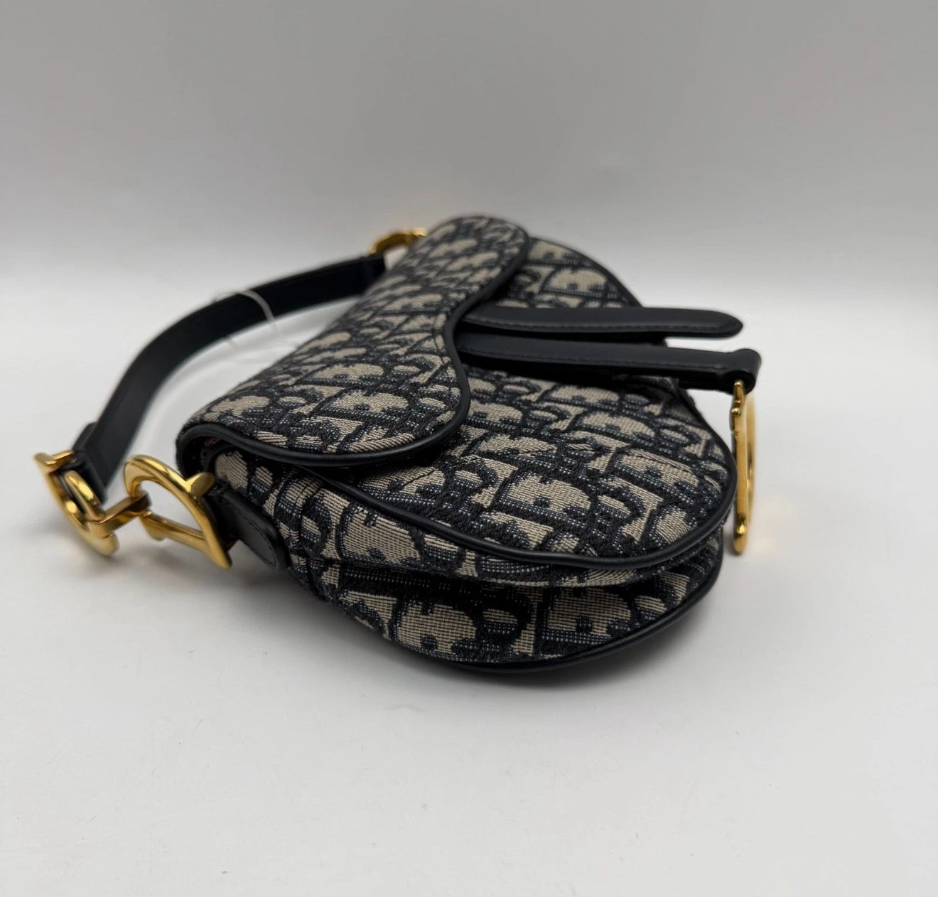 Dior Saddle Soft Hobo Oblique Canvas Shoulder Bag