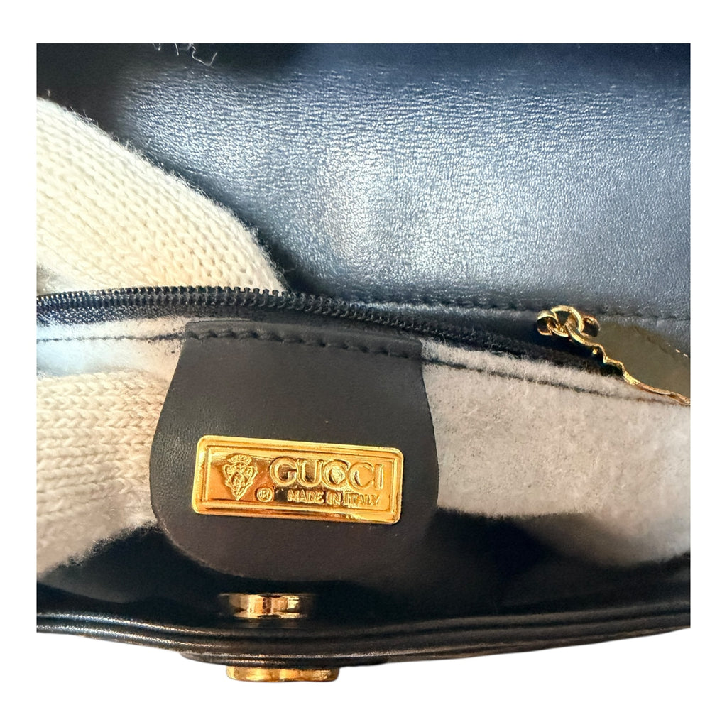 Gucci vintage in navy -075