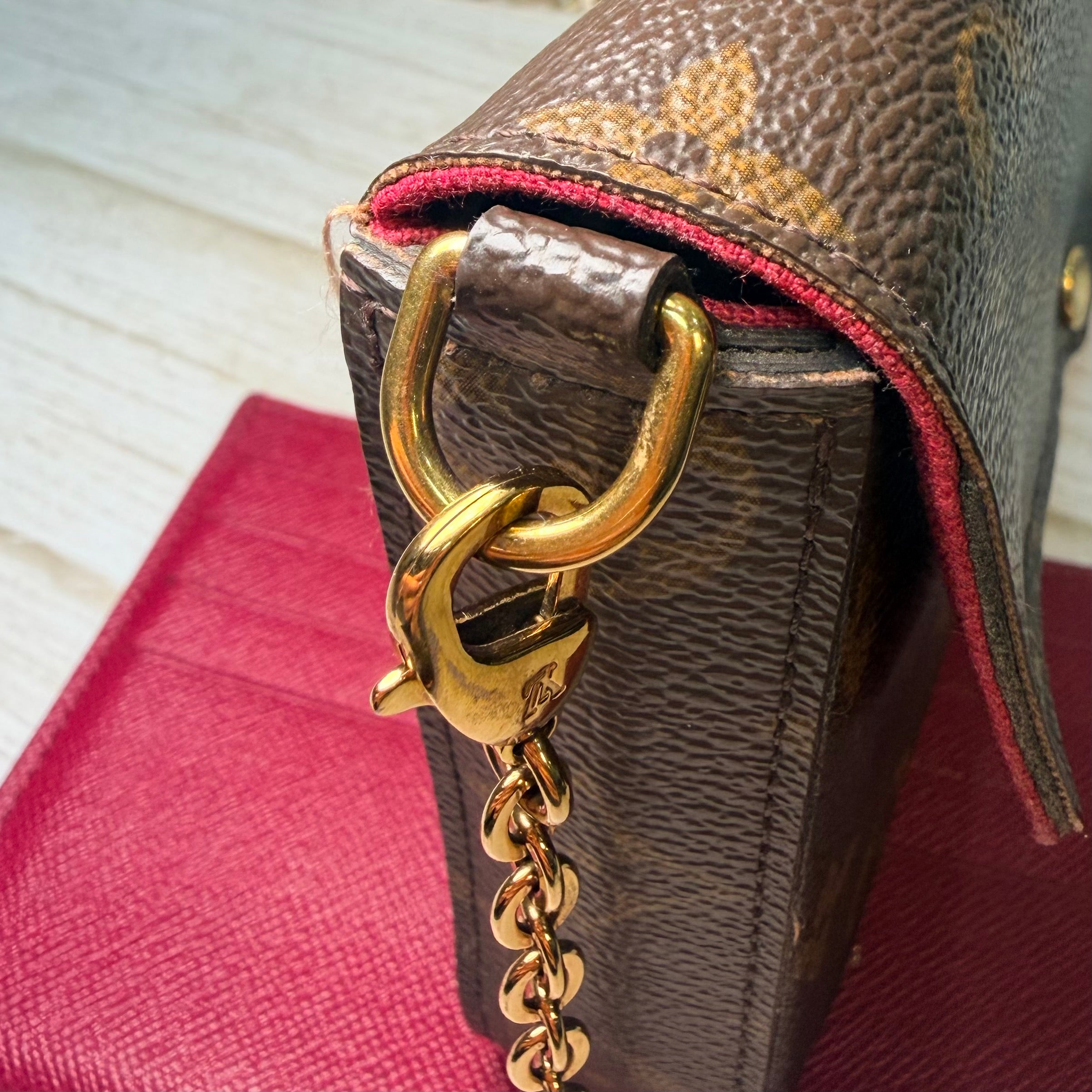 Louis Vuitton Felicie pouchette pink and monogram- Reserved - 205