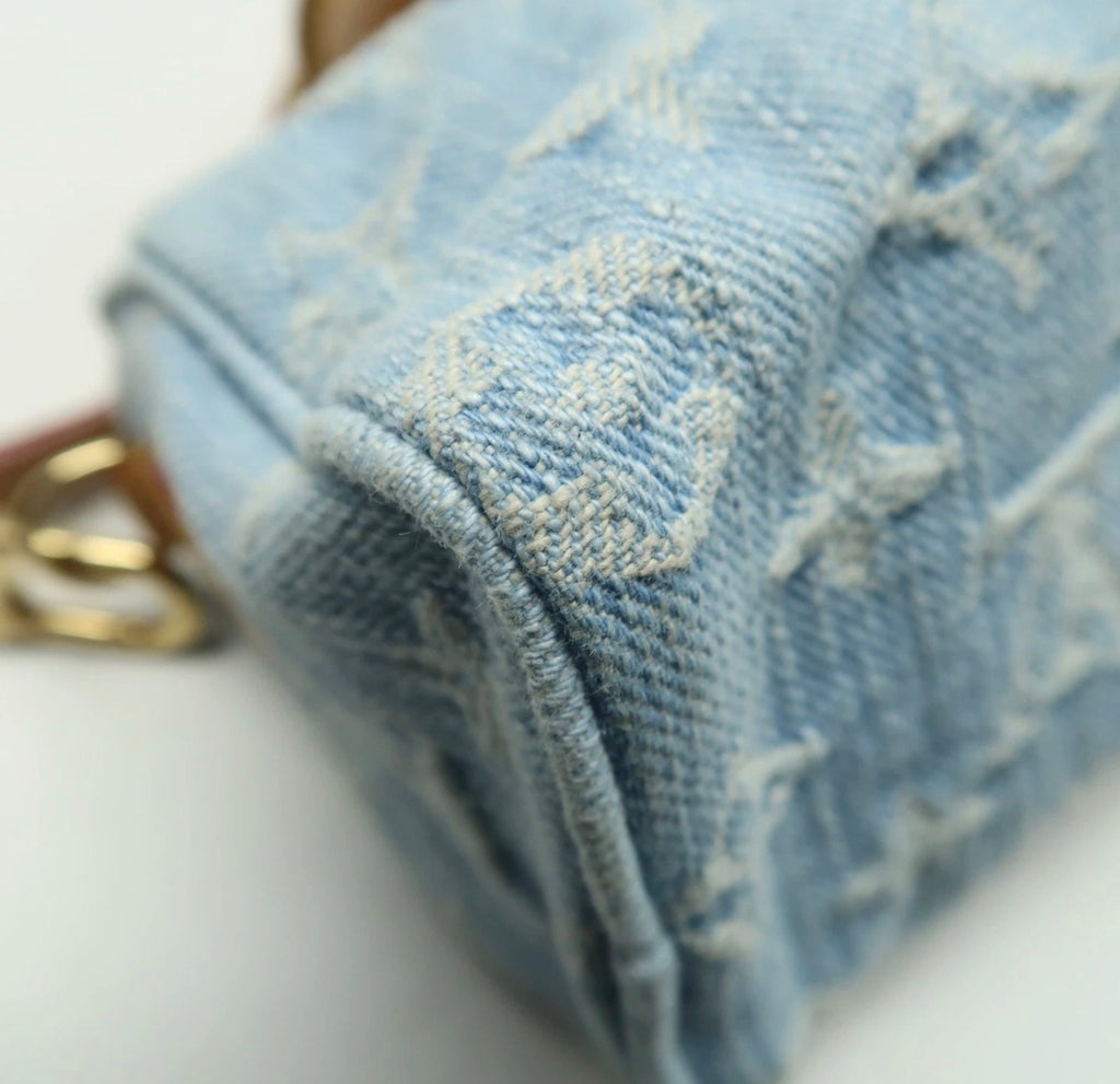 Louis Vuitton Denim speedy nano -247