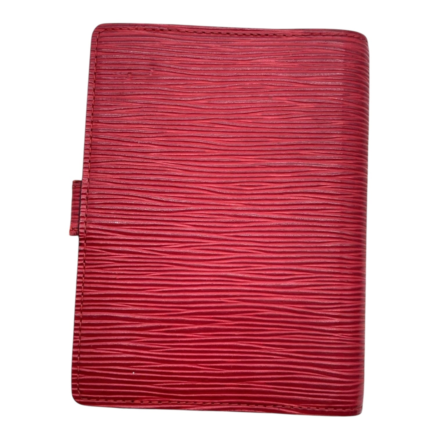 Lous Vuitton Agenda Red Epi leather