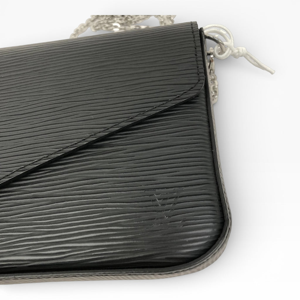 Louis Vuitton Pochette Félicie black Epi leather