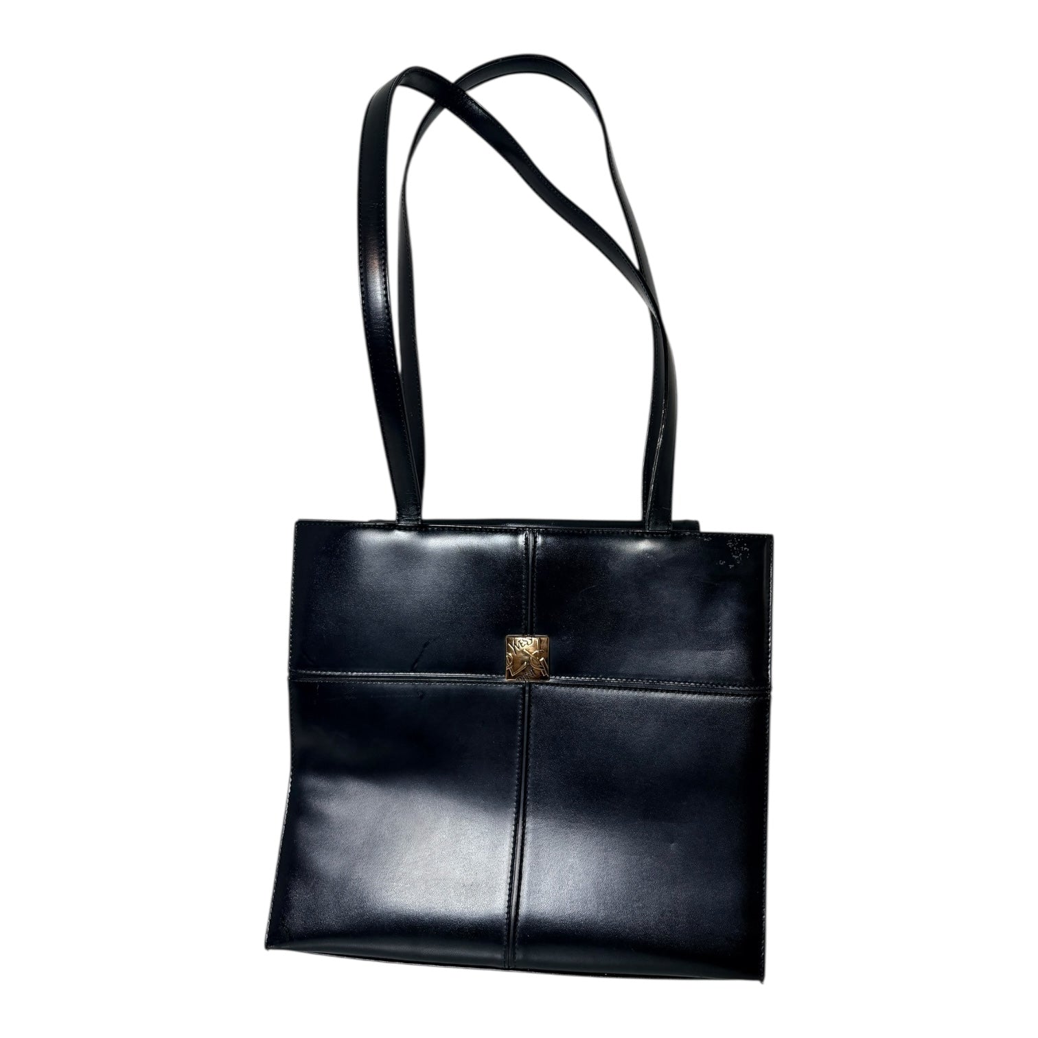 YSL Black Leather Shoulder
