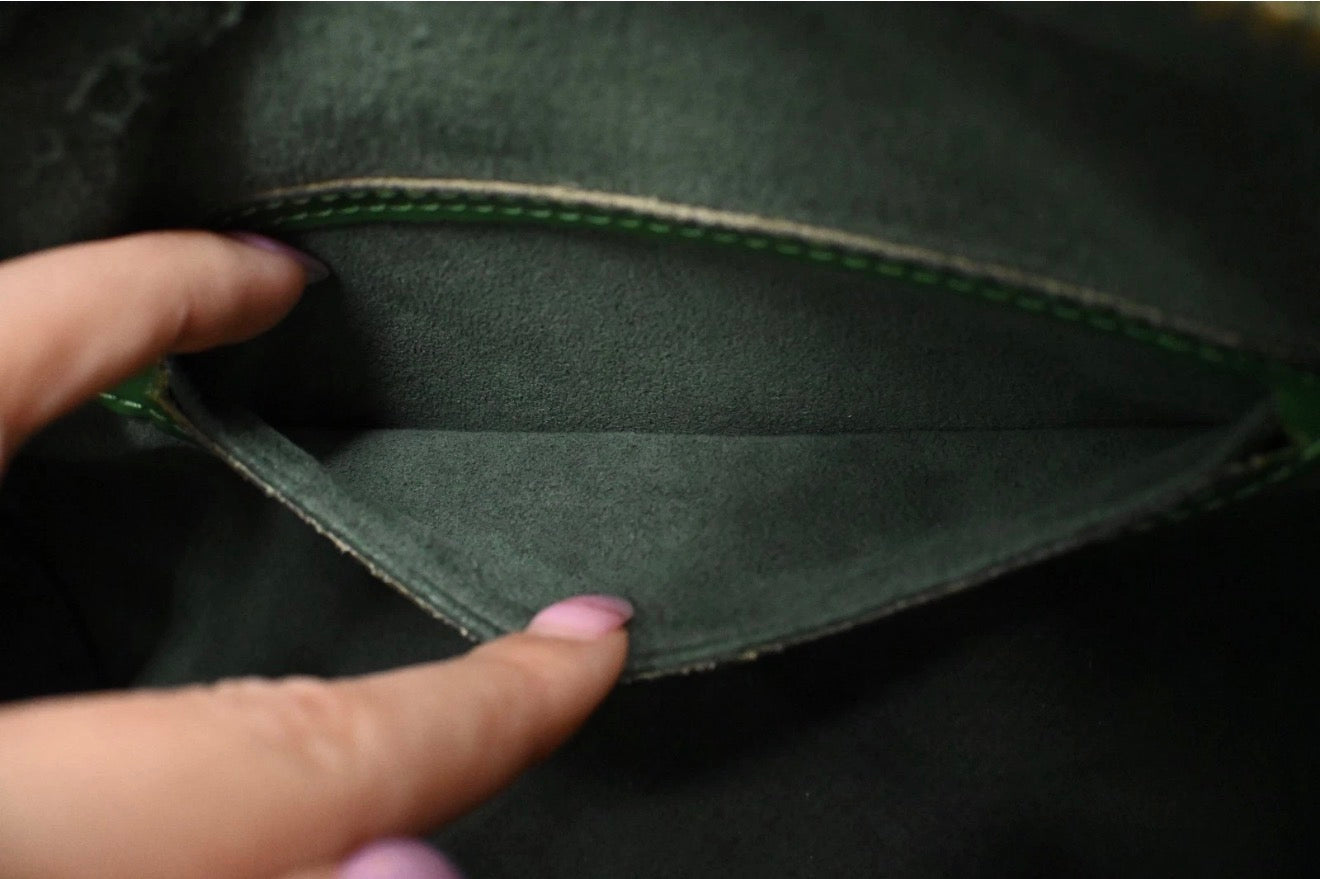 Louis Vuitton Soufflot Epi Green
