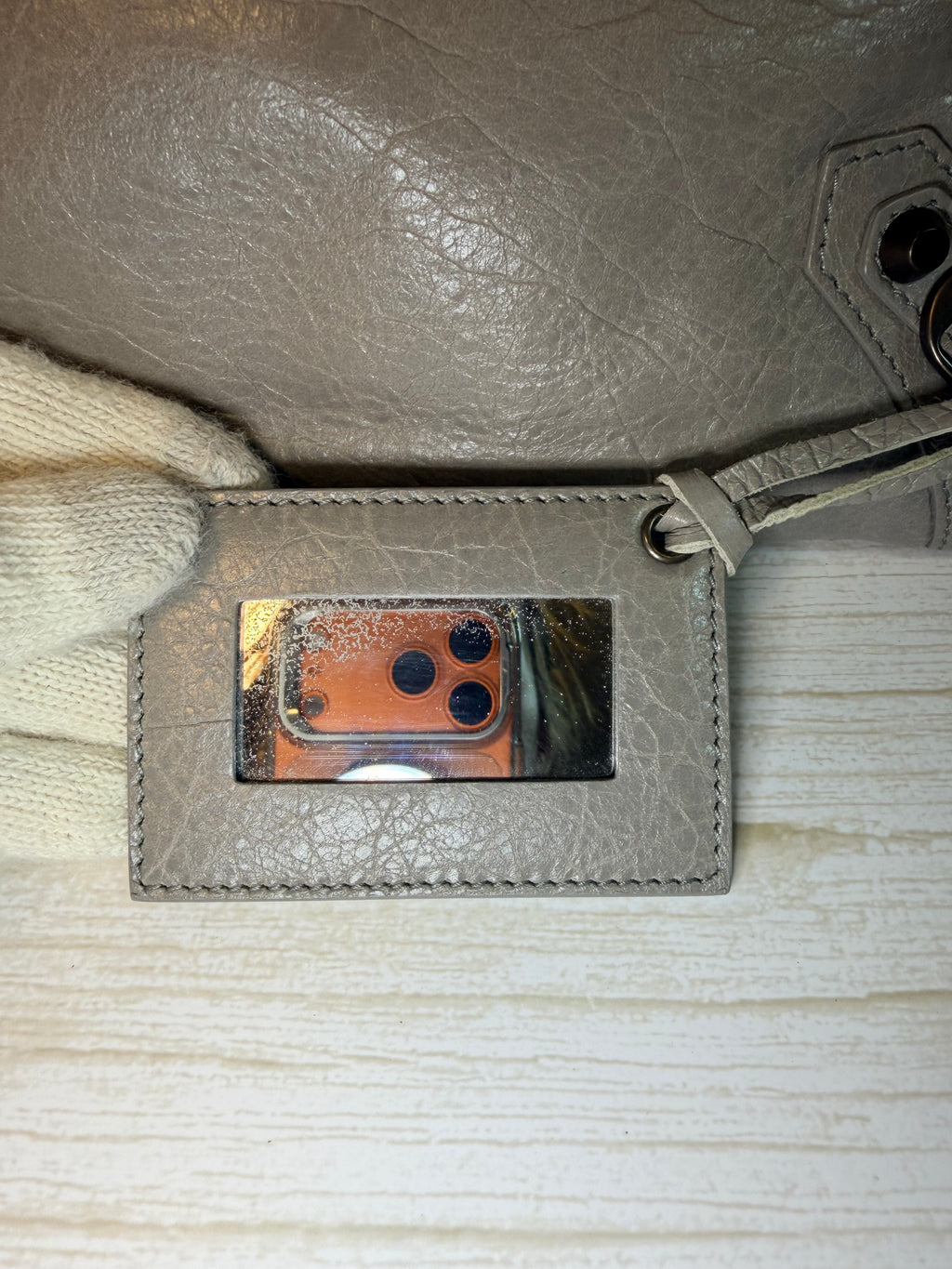 Balenciaga gray city envelope- 173