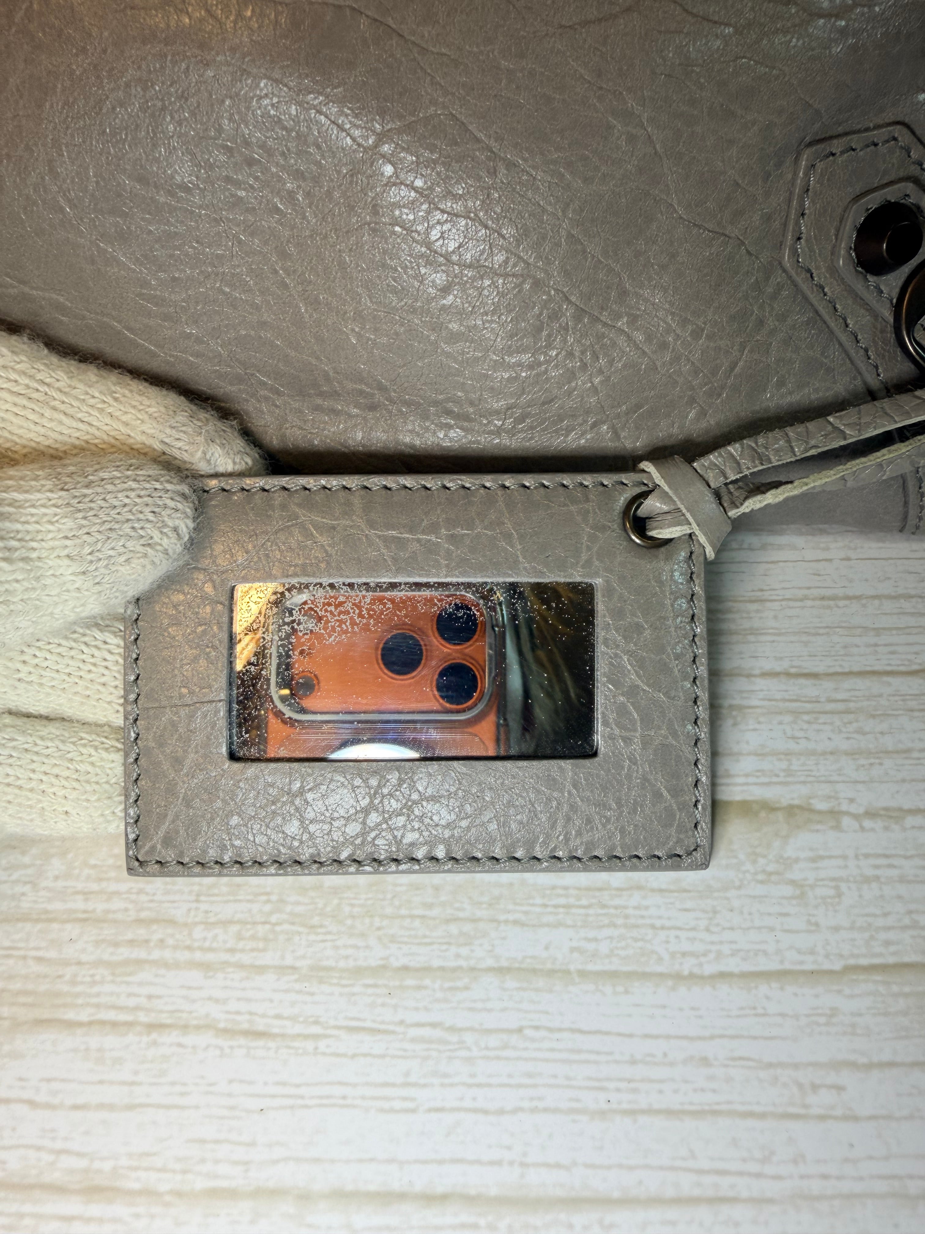Balenciaga gray city envelope- 173