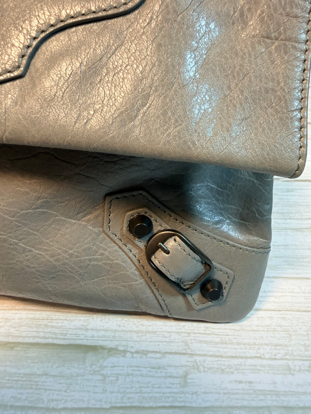 Balenciaga gray city envelope- 173