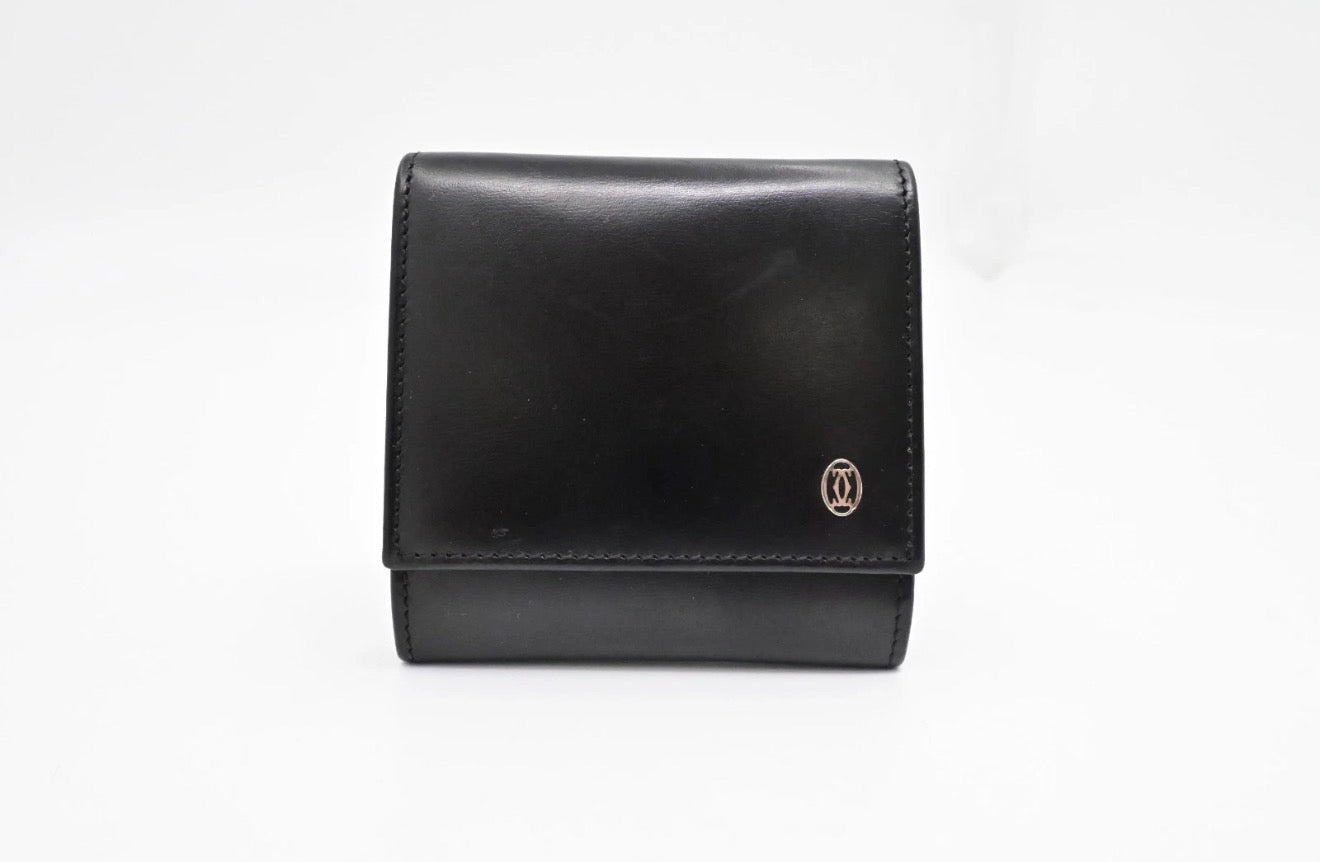 Cartier Black Leather Coin Case -034
