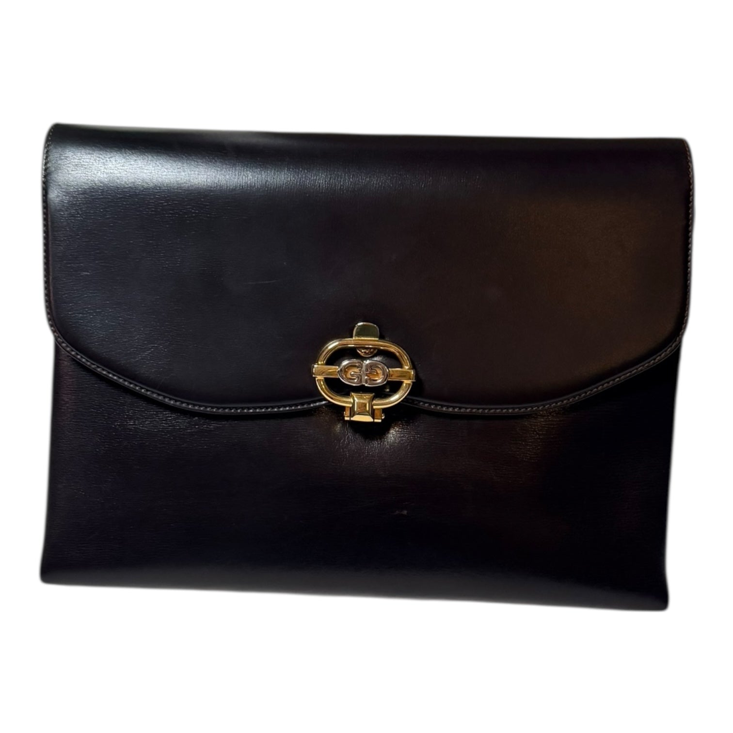 Gucci vintage shoulder/clutch brown