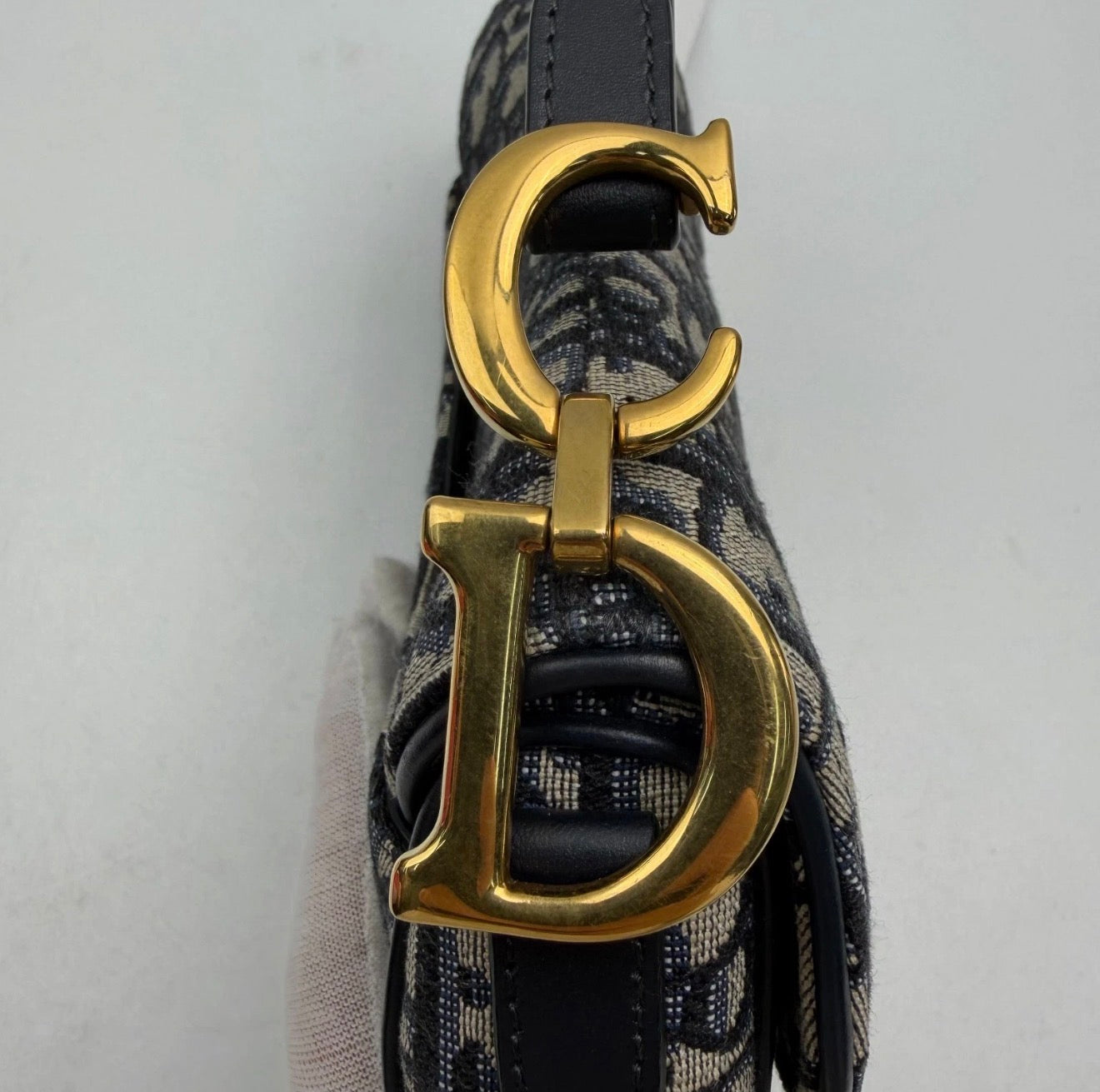 Dior Saddle Soft Hobo Oblique Canvas Shoulder Bag