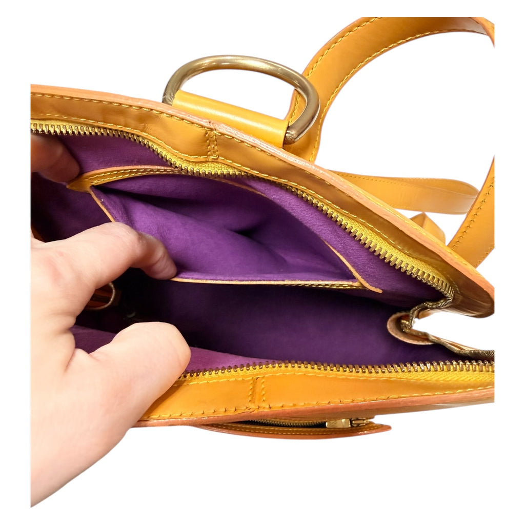 Louis Vuitton Epi Backpack yellow -015