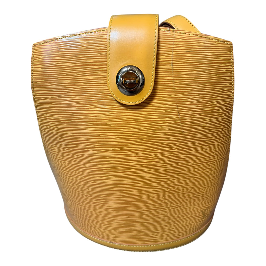 Louis Vuitton Epi Cluny Shoulder Bag Tassili Yellow Leather -091