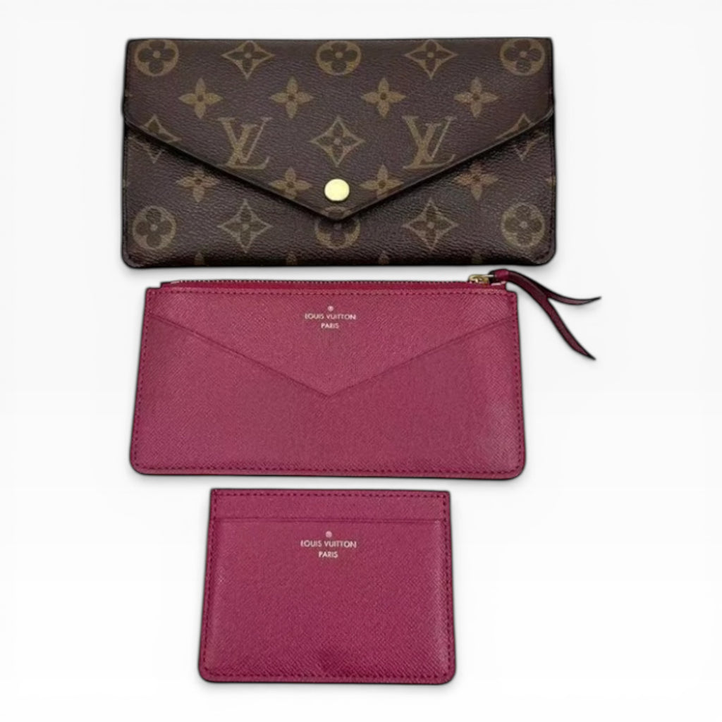 Louis Vuitton Jeanne wallet  monogram pink -231