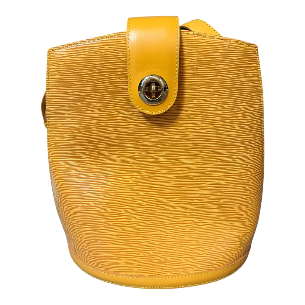 Louis Vuitton Epi Cluny Shoulder Bag Tassili Yellow Leather -091