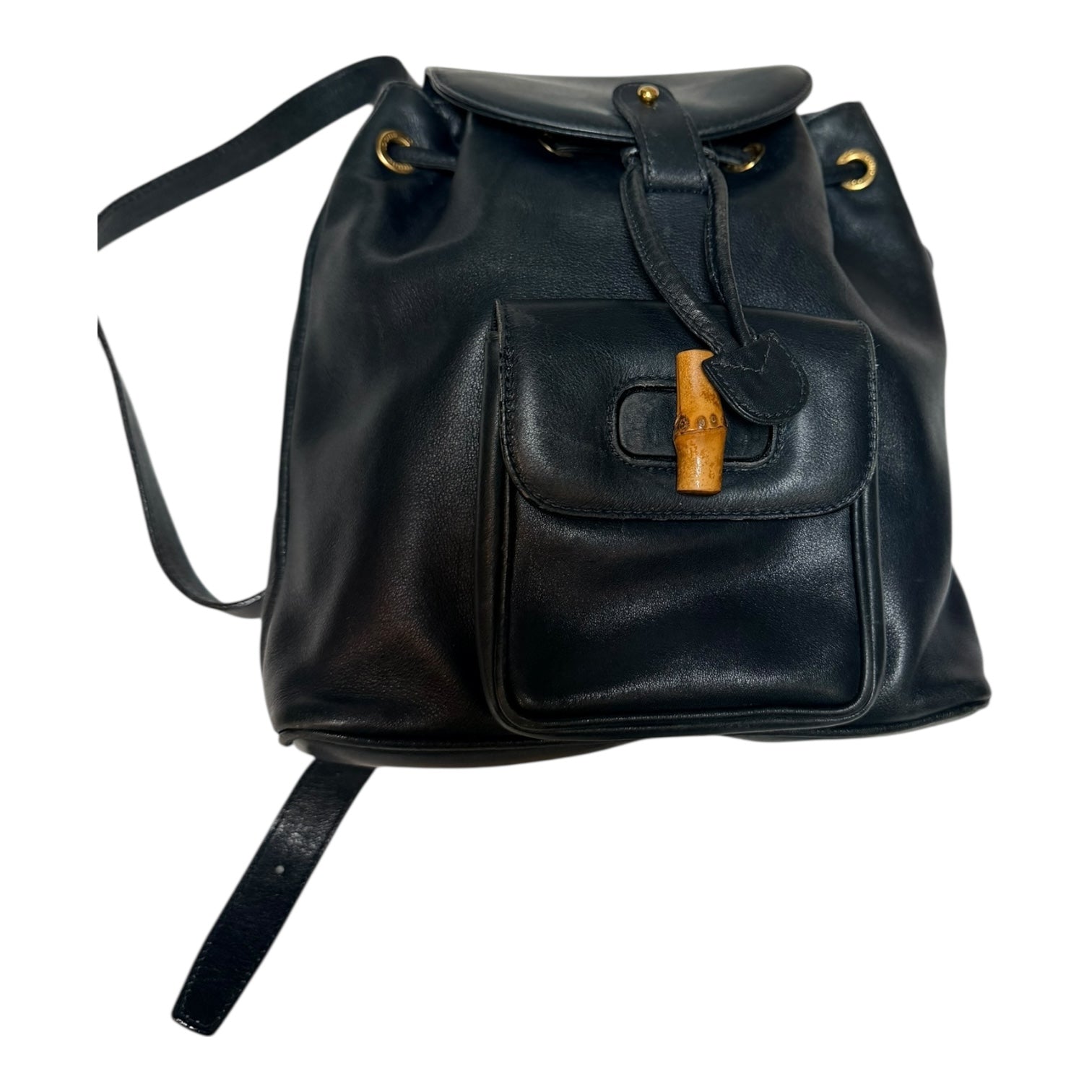 Gucci bamboo backpack