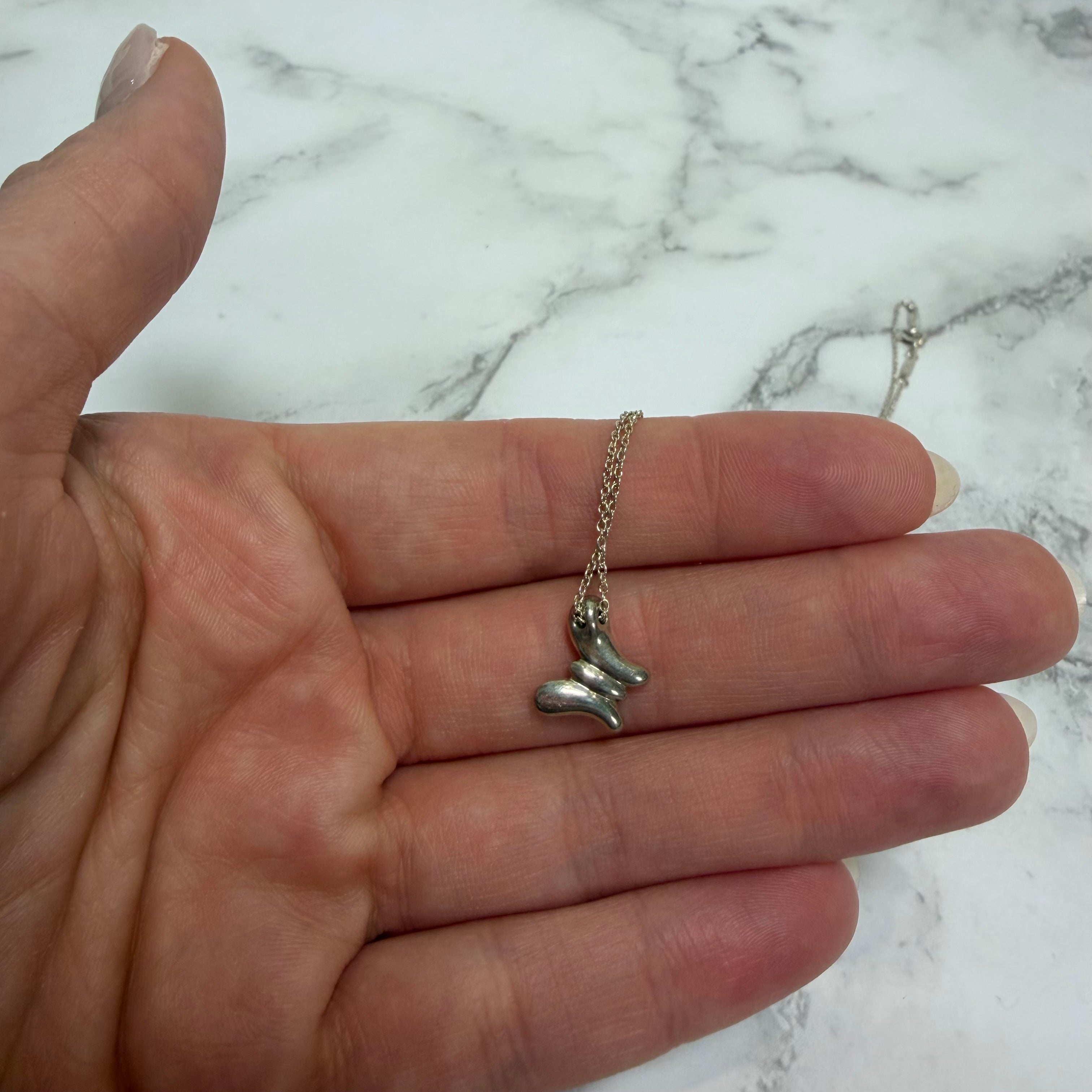 Tiffany & Co butterfly necklace -220.1