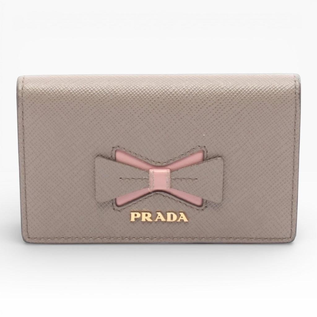 Prada Saffiano Card Case holder leather -209