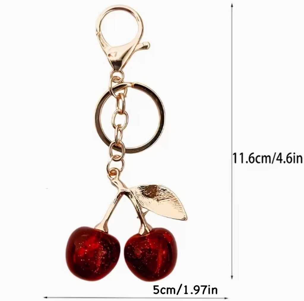 Cherry bag charm 🍒