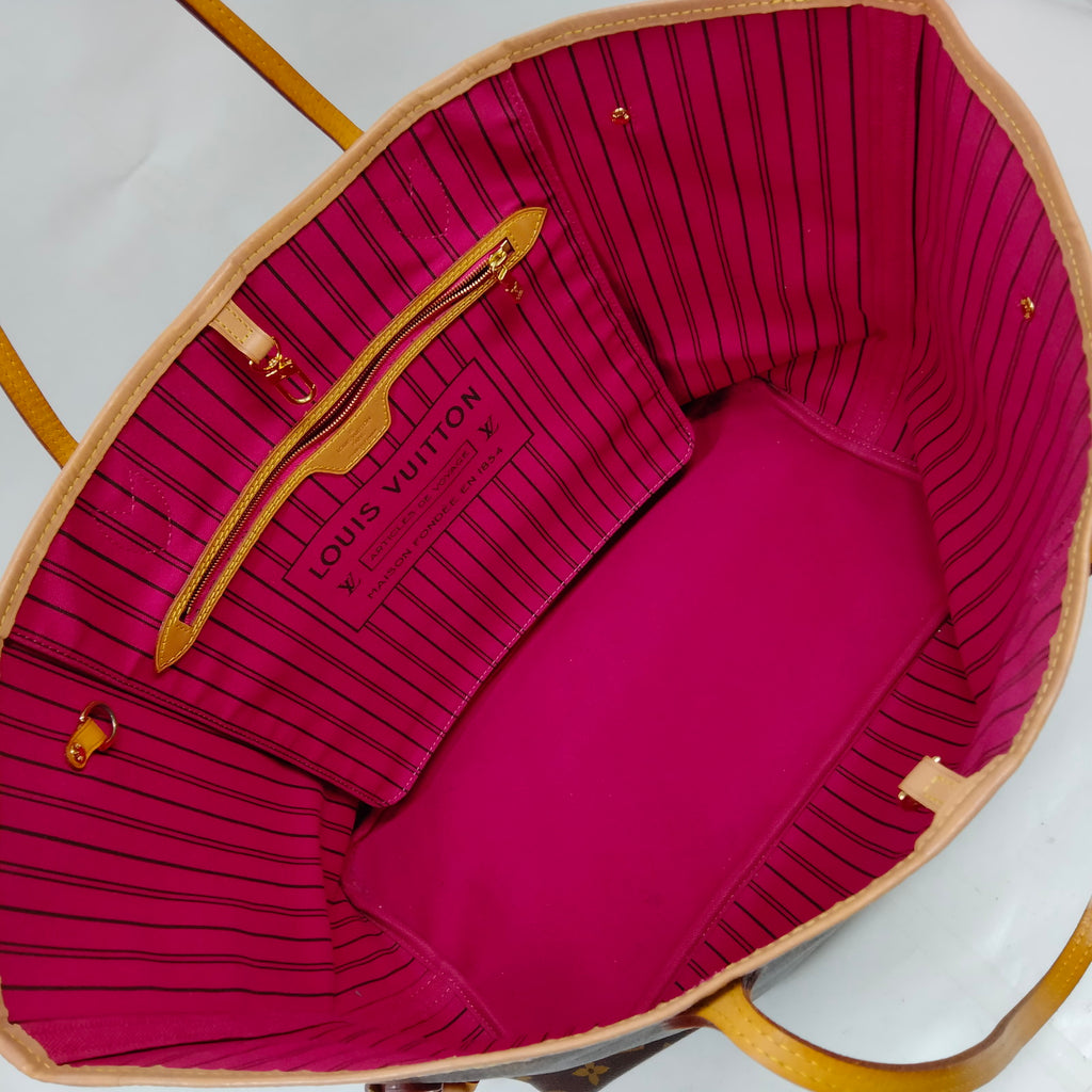 Lv neverfull gm monogram and pink 266