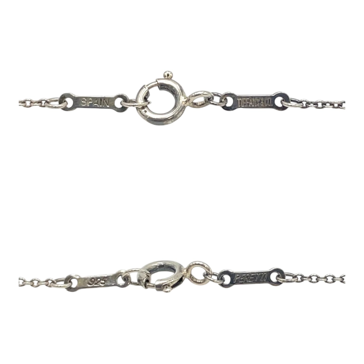 Tiffany & CO Elsa Peretti Double Open Heart Necklace
