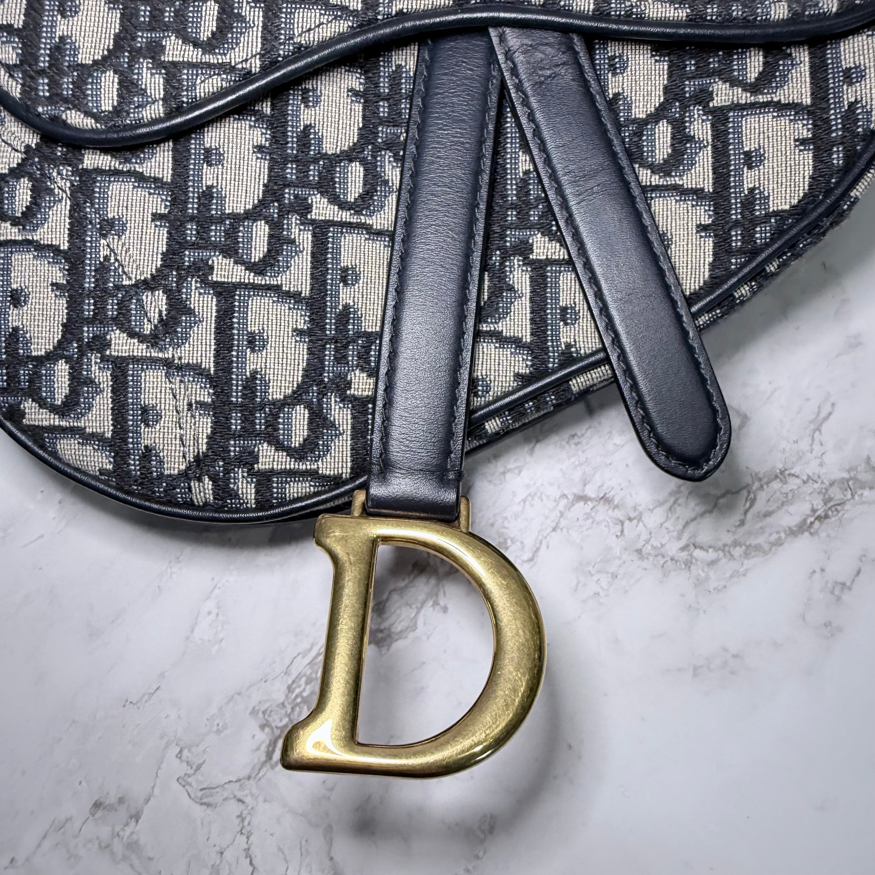 Dior Saddle Soft Hobo Oblique Canvas Shoulder Bag - 213