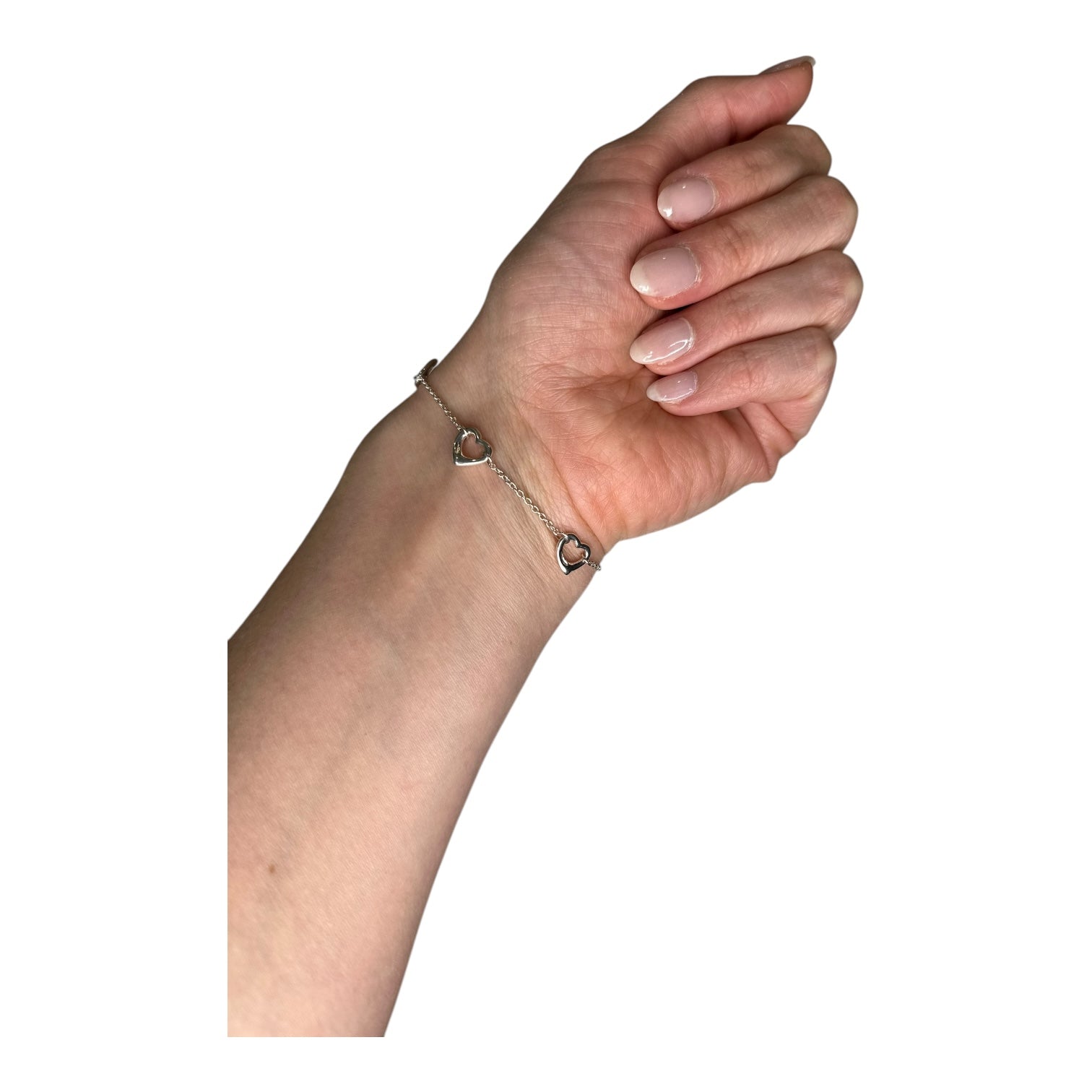 Tiffany & Co. Open Heart Link Bracelet -012
