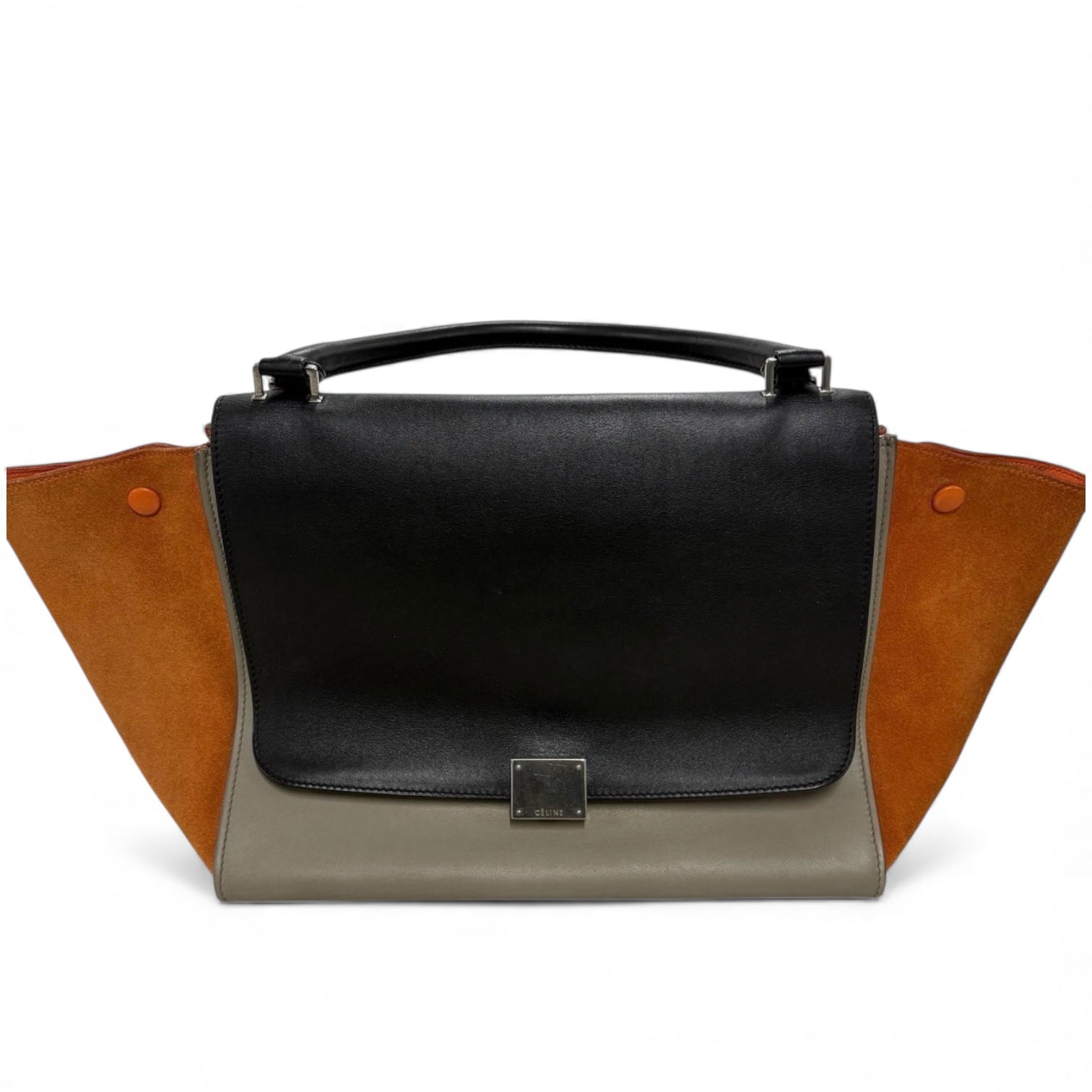 Celine Trapeze Orange Grey Black