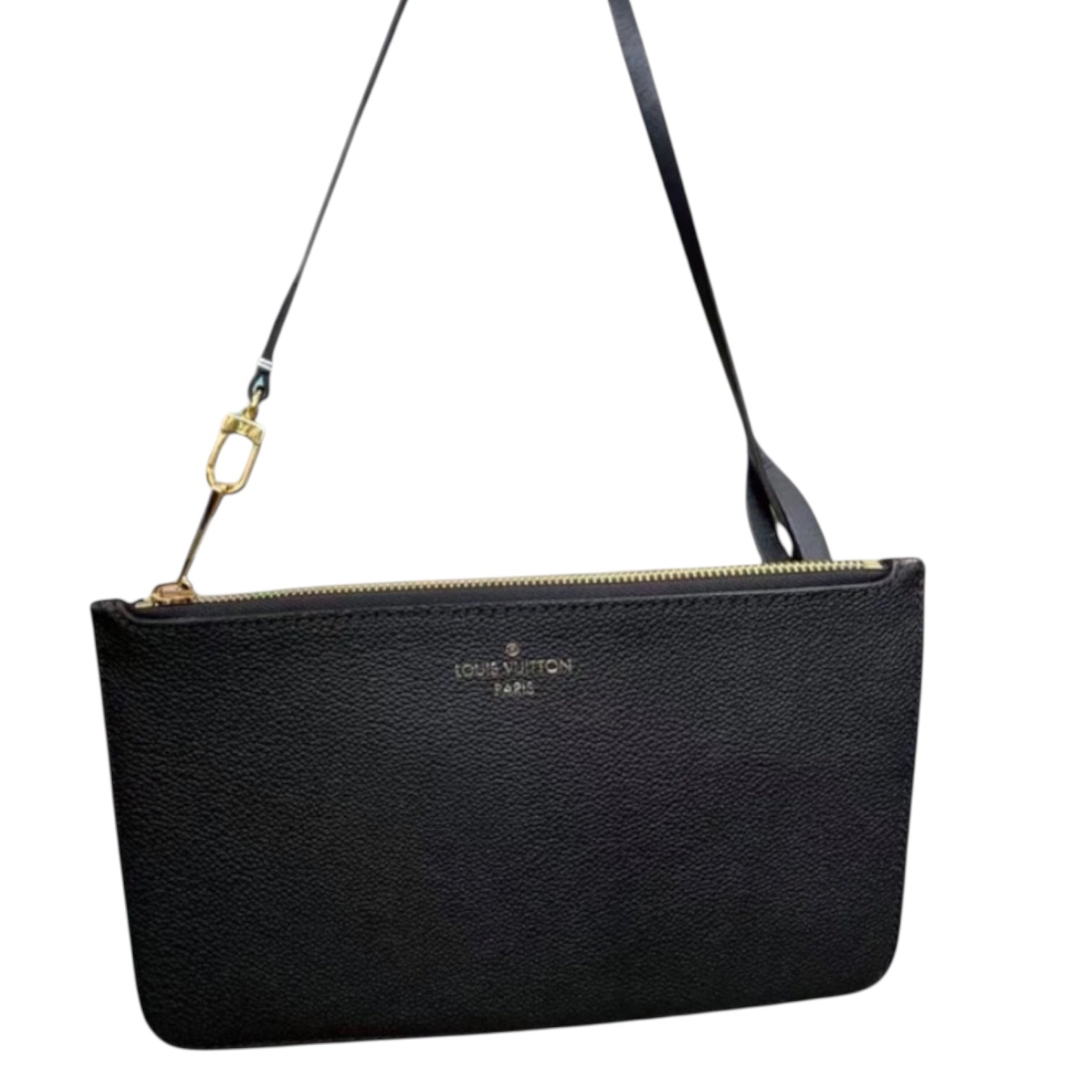 LV Neverfull Pouch black