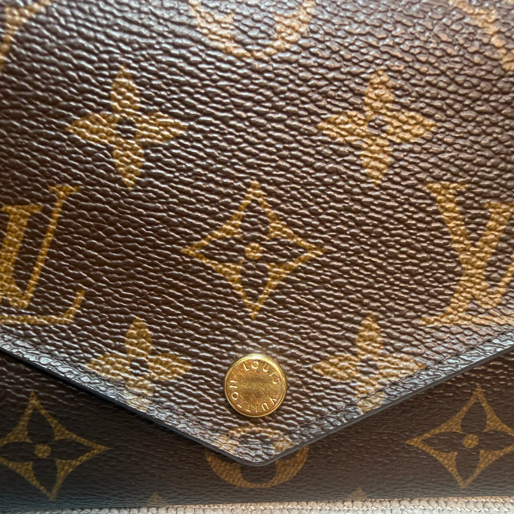 Louis Vuitton Jeanne wallet  monogram pink -231