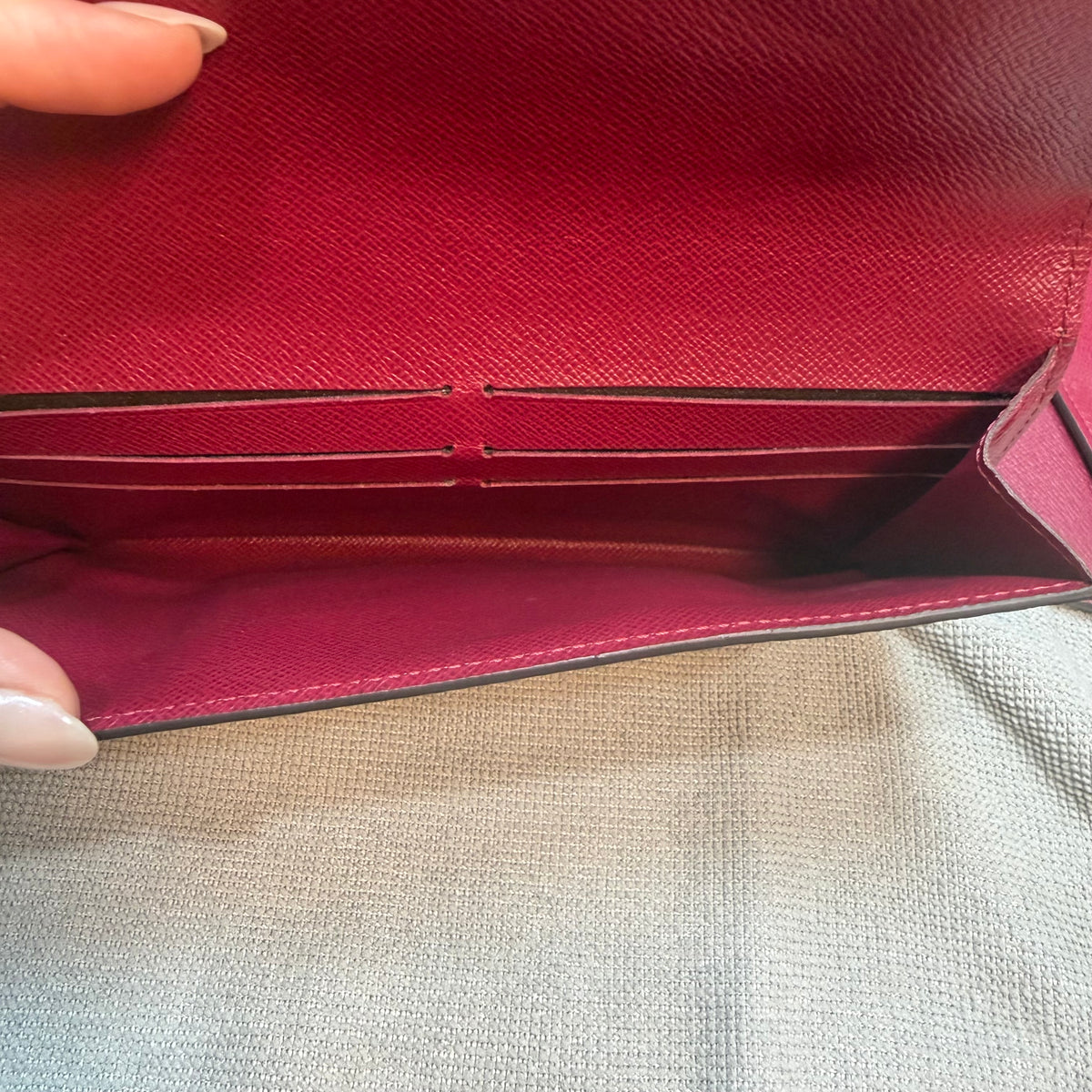 Louis Vuitton Jeanne wallet  monogram pink -231
