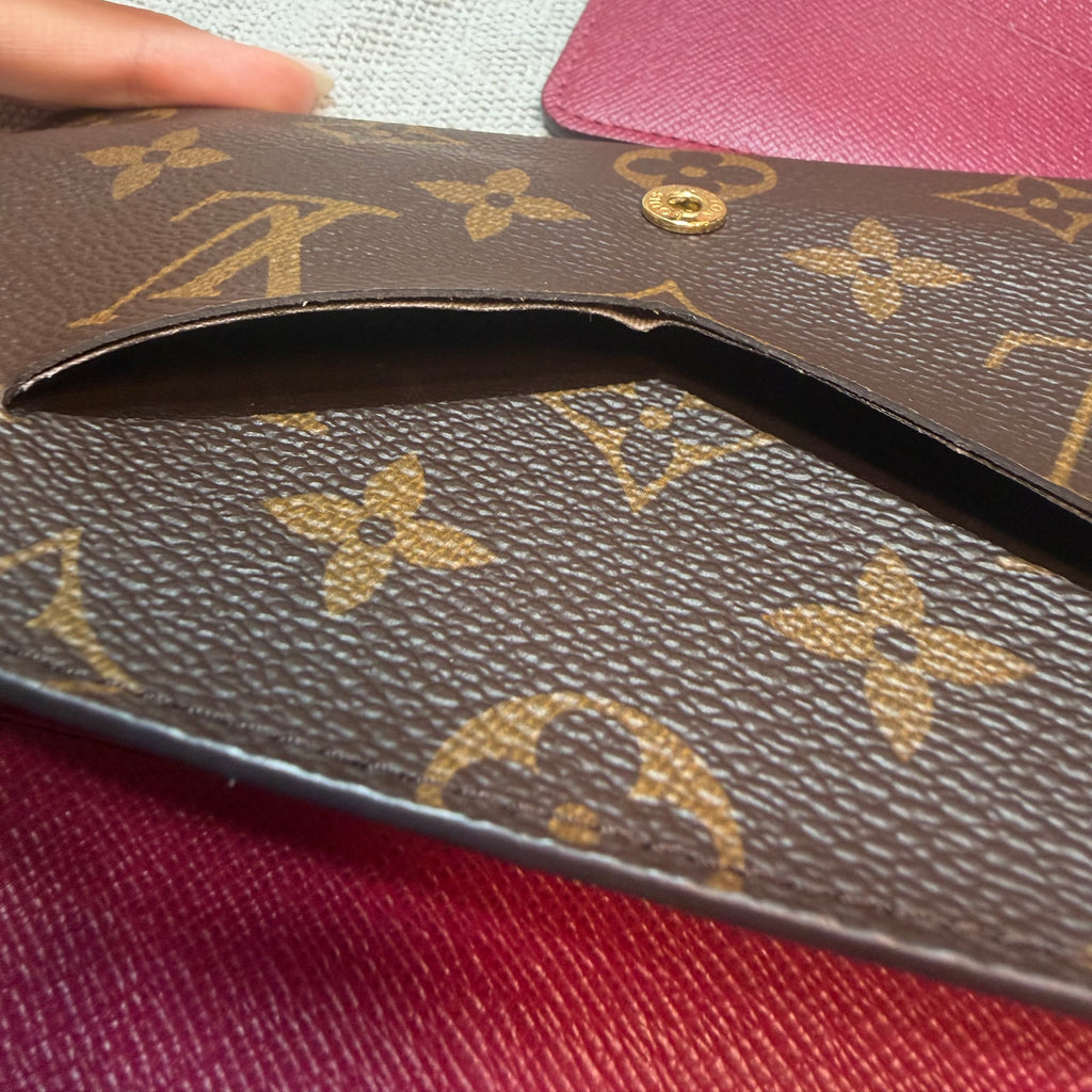 Louis Vuitton Jeanne wallet  monogram pink -231