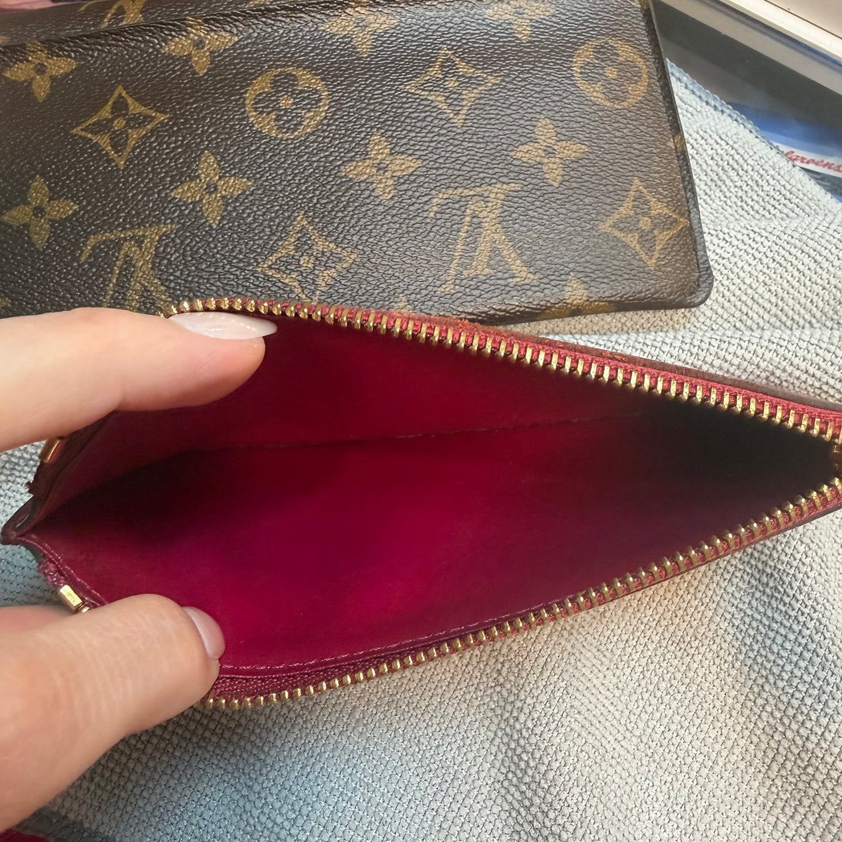 Louis Vuitton Jeanne wallet  monogram pink -231