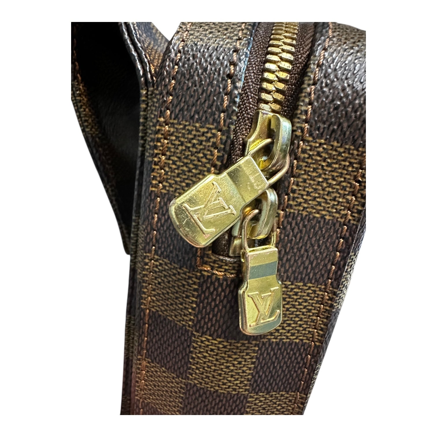 Louis Vuitton Geronimos Bum Bag in Damier Ebene